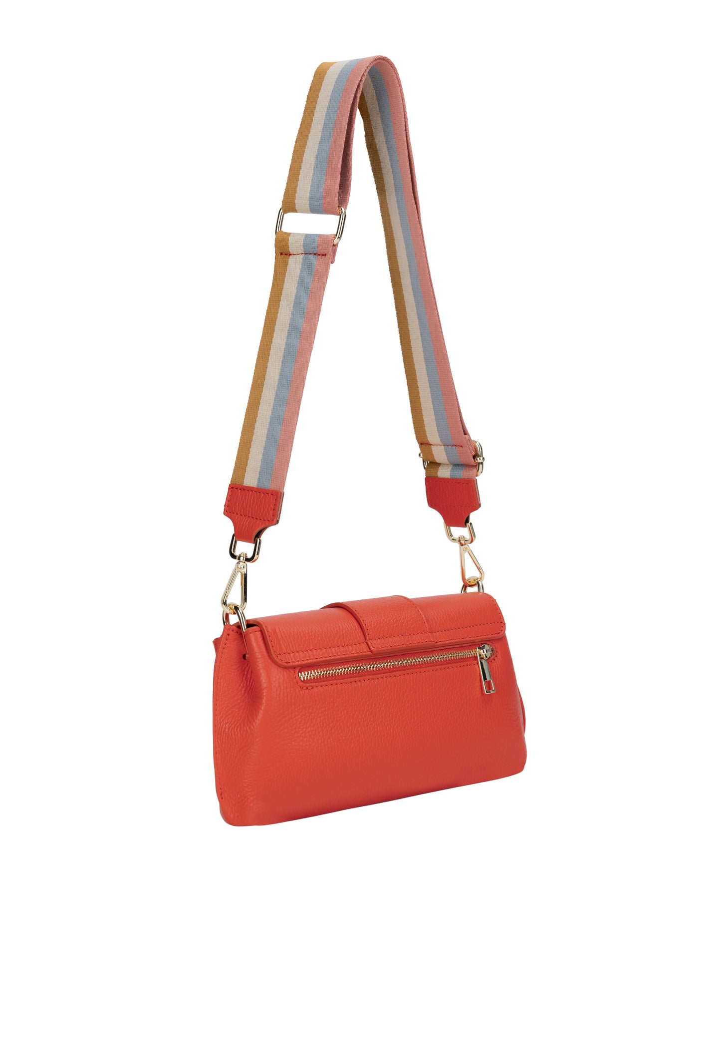 usha Damen Leder Schultertasche