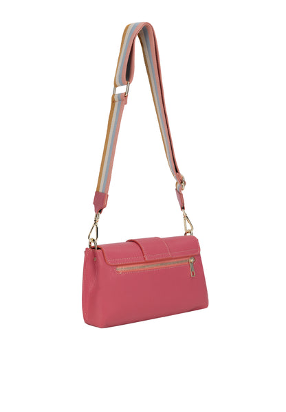 usha Damen Leder Schultertasche
