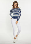 Navy White