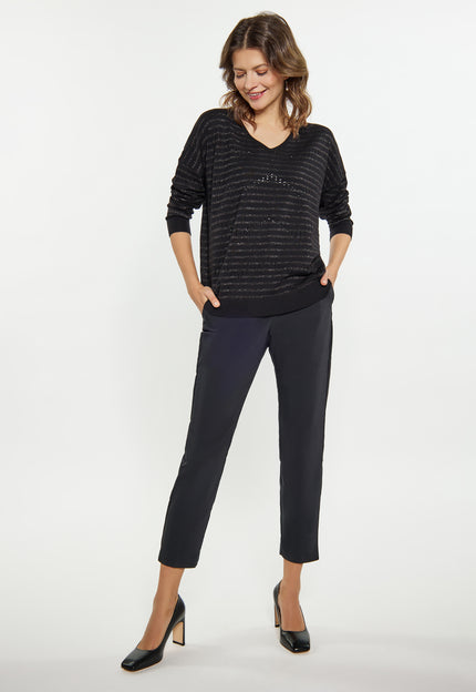 Collection image for: v-neck sweater in striped pattern