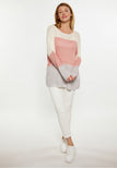 Cream Light Pink Gray