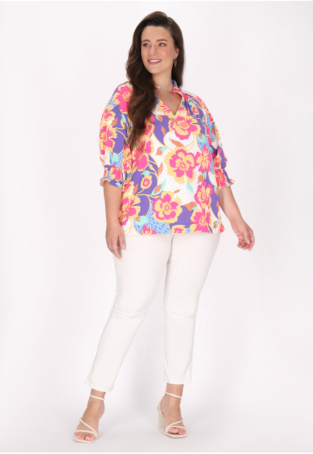 usha Women's Plus Size Blouse