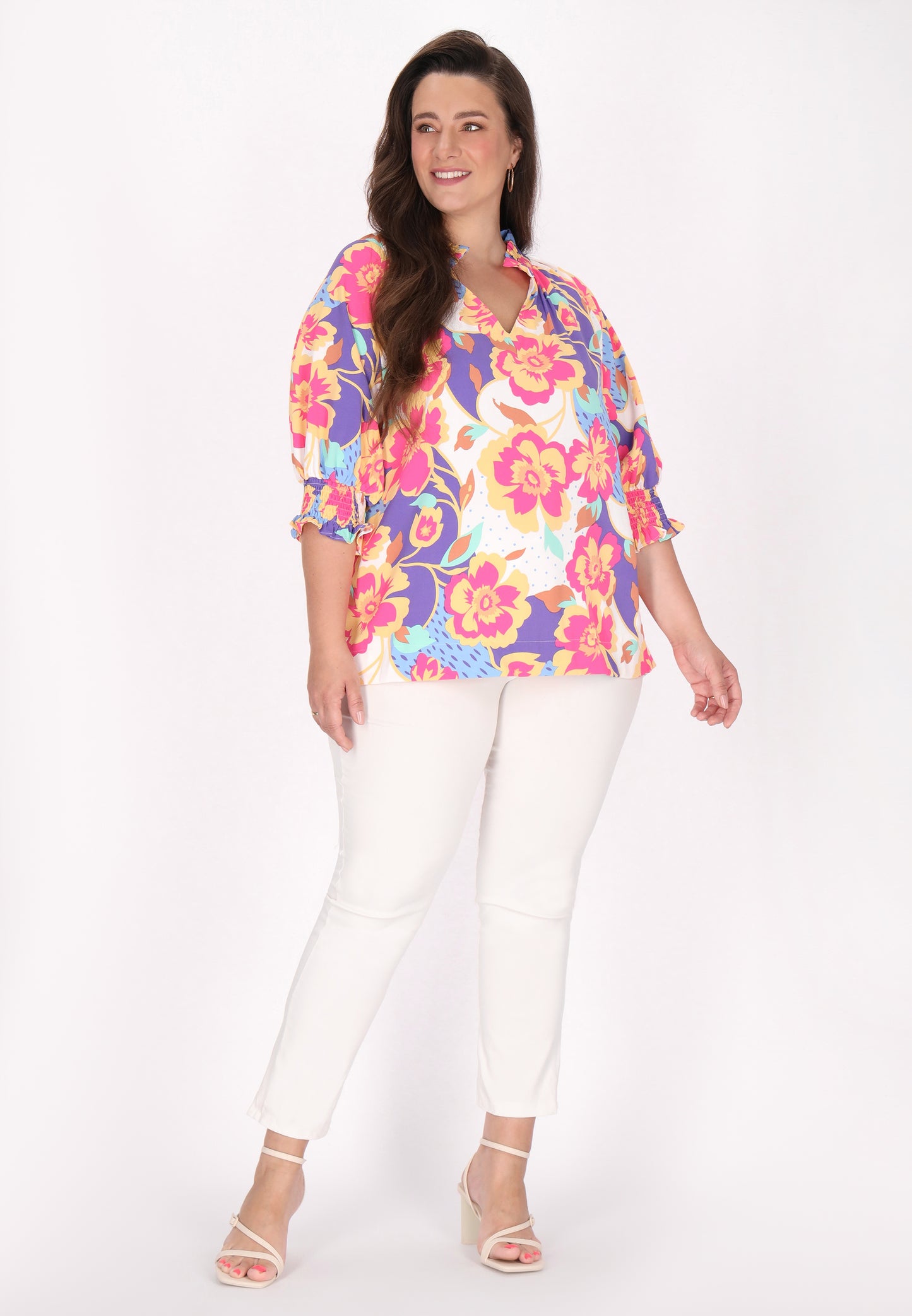 usha Women's Plus Size Blouse