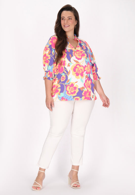 usha Women's Plus Size Blouse