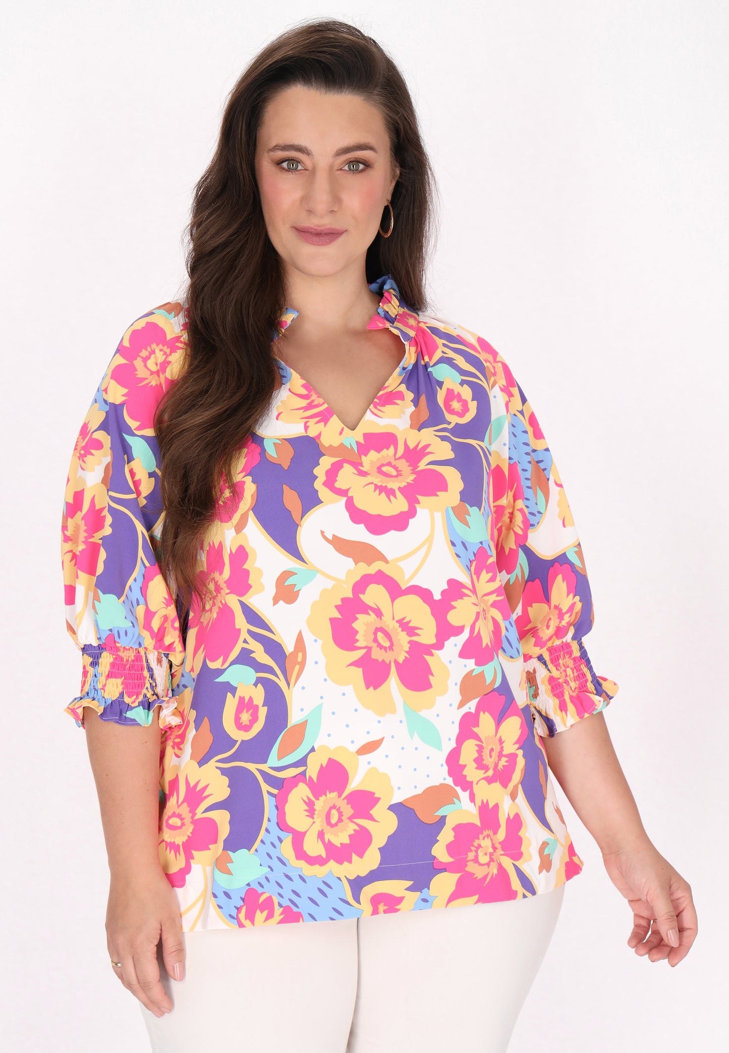 usha Women's Plus Size Blouse