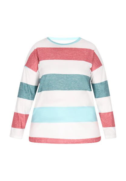 usha BLUE LABEL Women's Plus Size Jersey Shirt