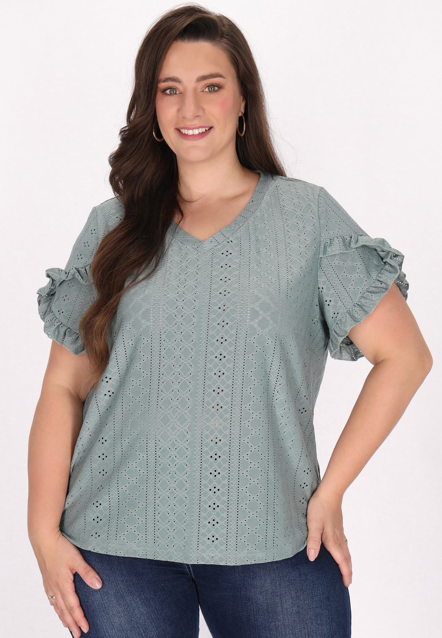 usha FESTIVAL Kobiety Bluzka Plus Size