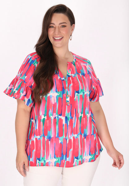 usha FESTIVAL Kobiety Bluzka Plus Size