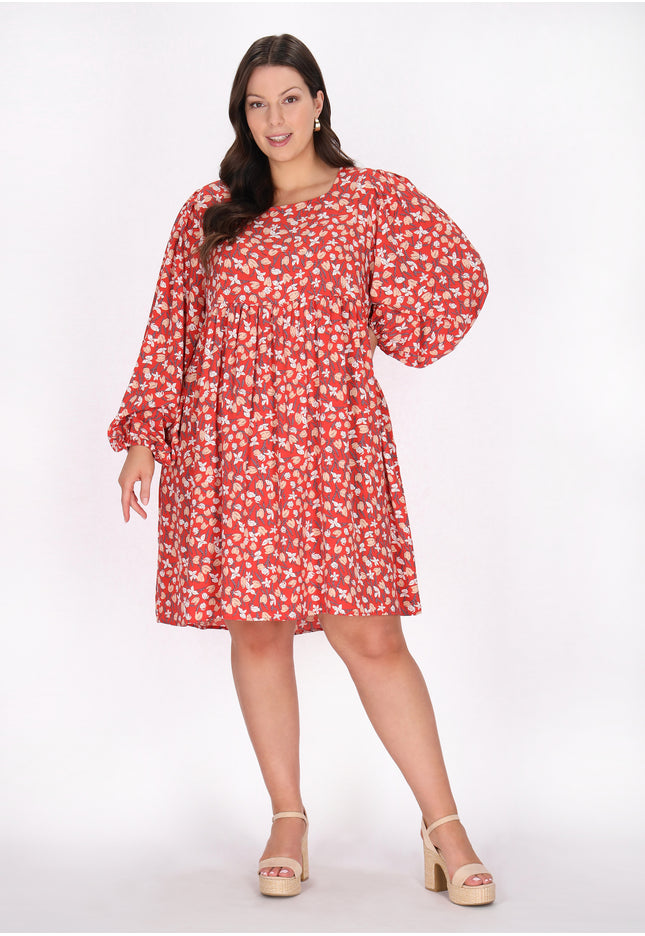 usha Damen Plus Size Kleid