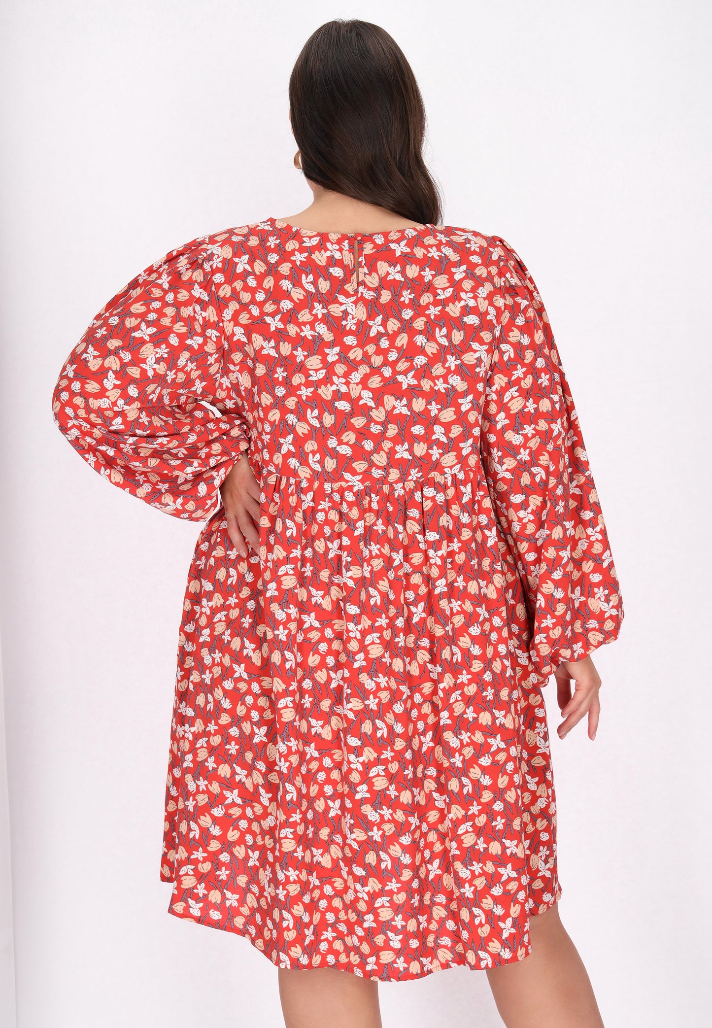 usha Damen Plus Size Kleid