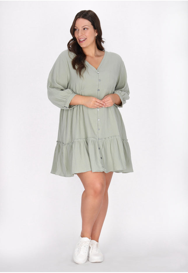usha Damen Plus Size Kleid