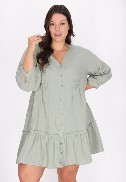 usha Damen Plus Size Kleid