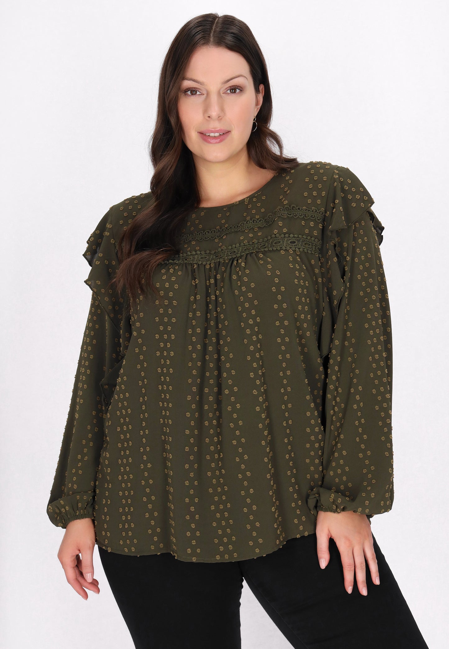 usha Women's Plus Size Blouse