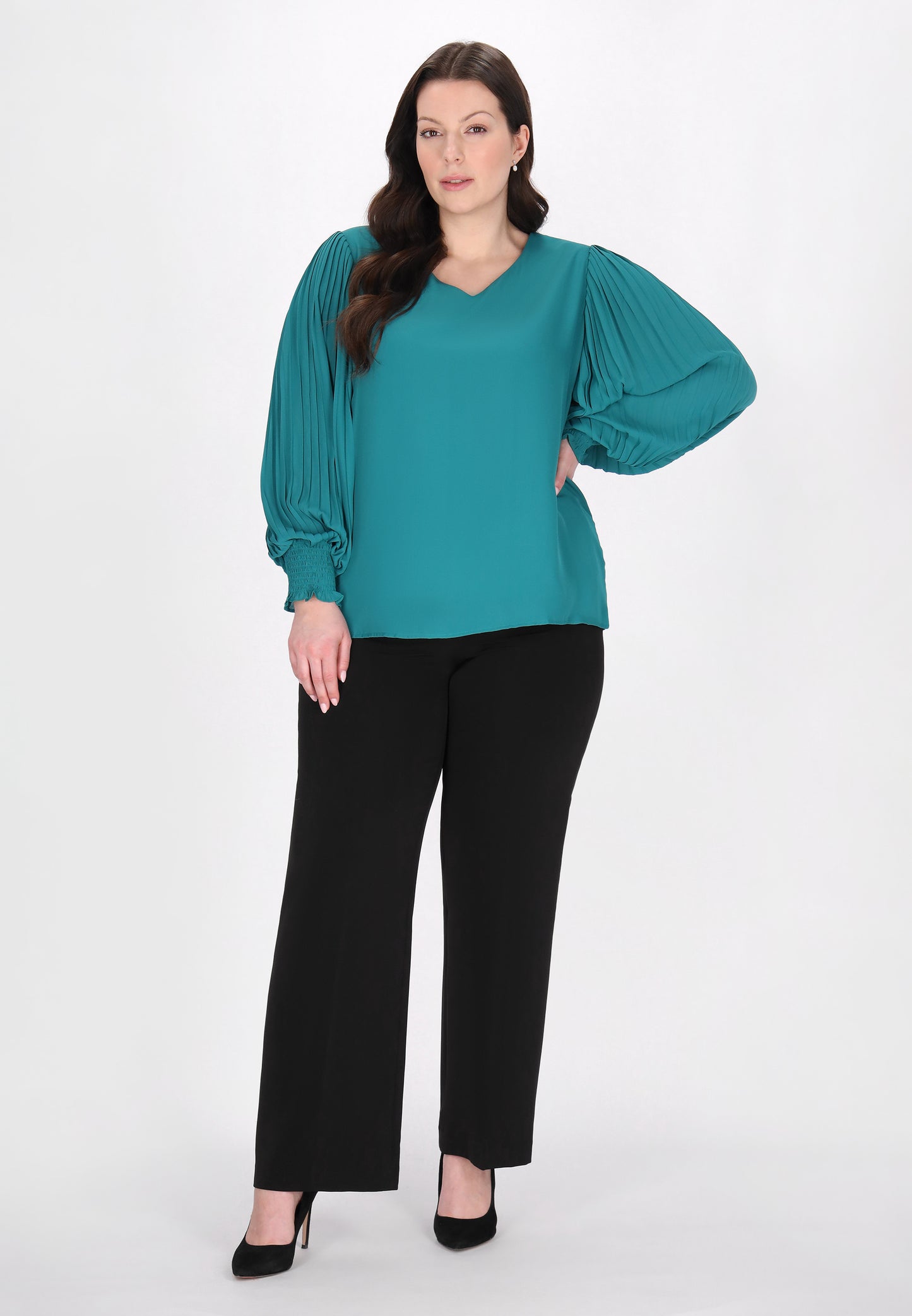usha Kobiety Bluzka Plus Size