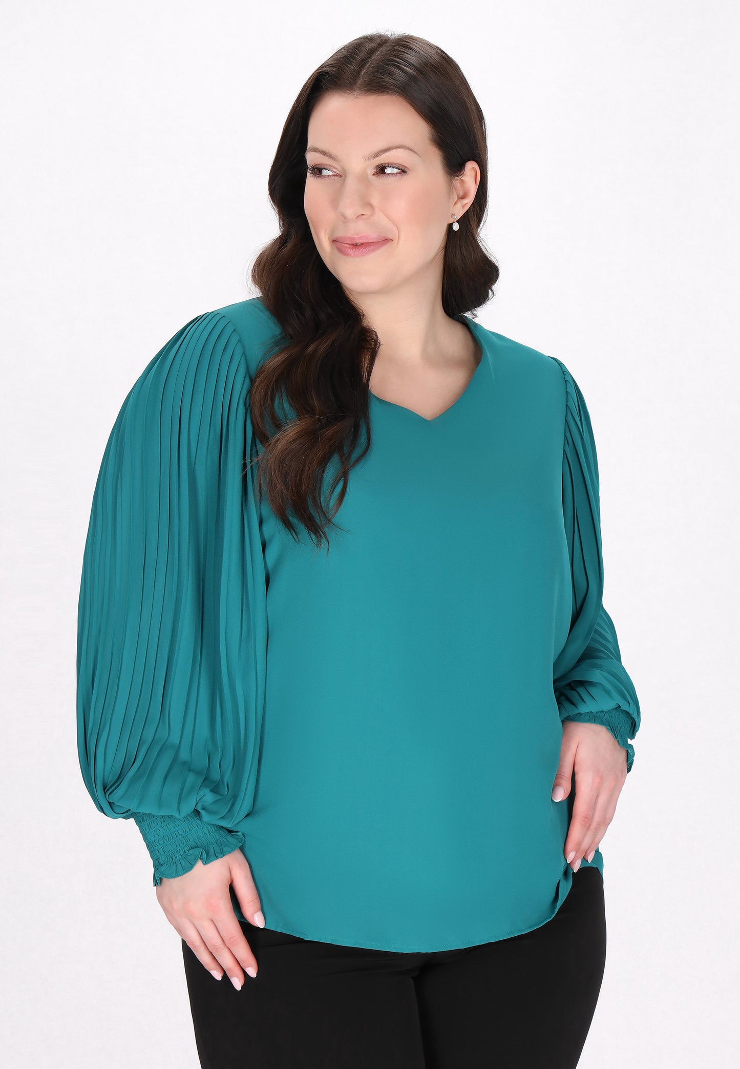 usha Kobiety Bluzka Plus Size