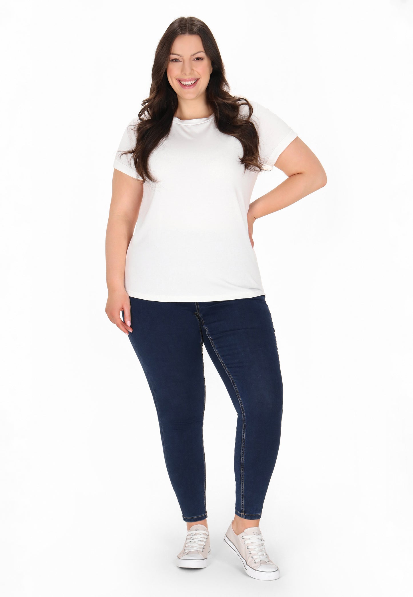 usha BLUE LABEL Women's Plus Size T-Shirt
