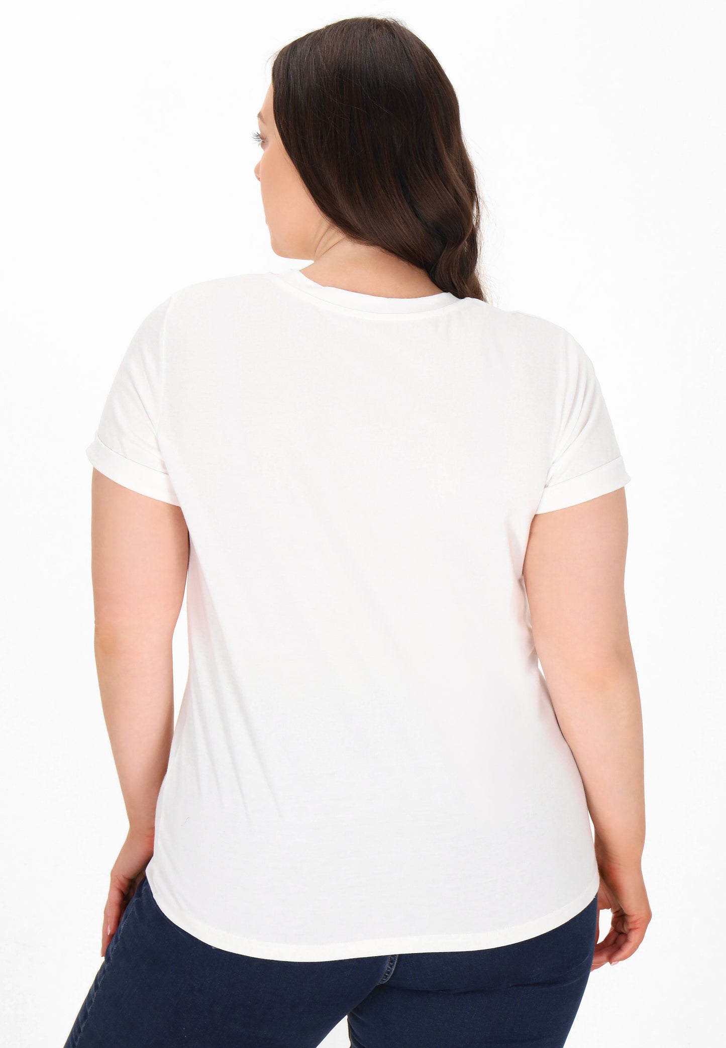 usha BLUE LABEL Women's Plus Size T-Shirt
