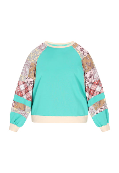 usha BLUE LABEL Women's Plus Size Sweatshirt