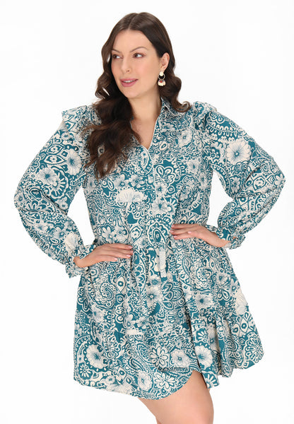 usha Damen Plus Size Kleid