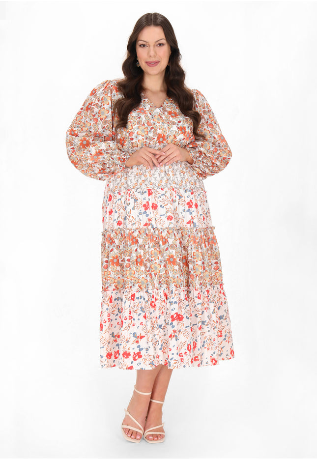 usha PLUS SIZE Damen Plus Size Kleid Usha Plus Size