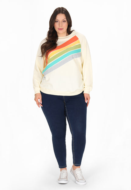 usha BLUE LABEL Damen Sweatshirt in Übergröße