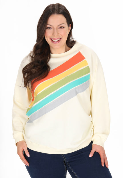 usha BLUE LABEL Damen Sweatshirt in Übergröße