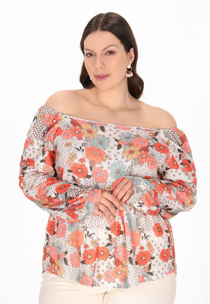 usha PLUS SIZE Women's Plus Size Blouse