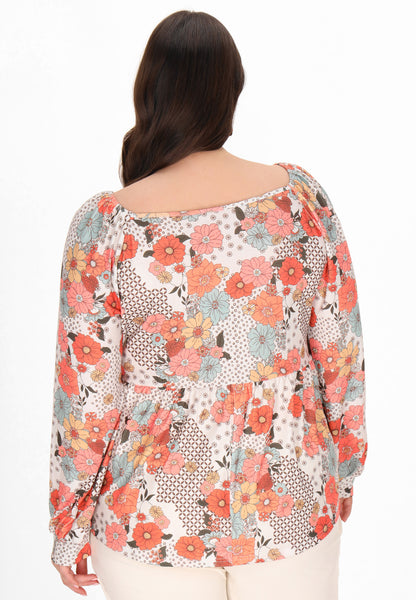 usha PLUS SIZE Women's Plus Size Blouse