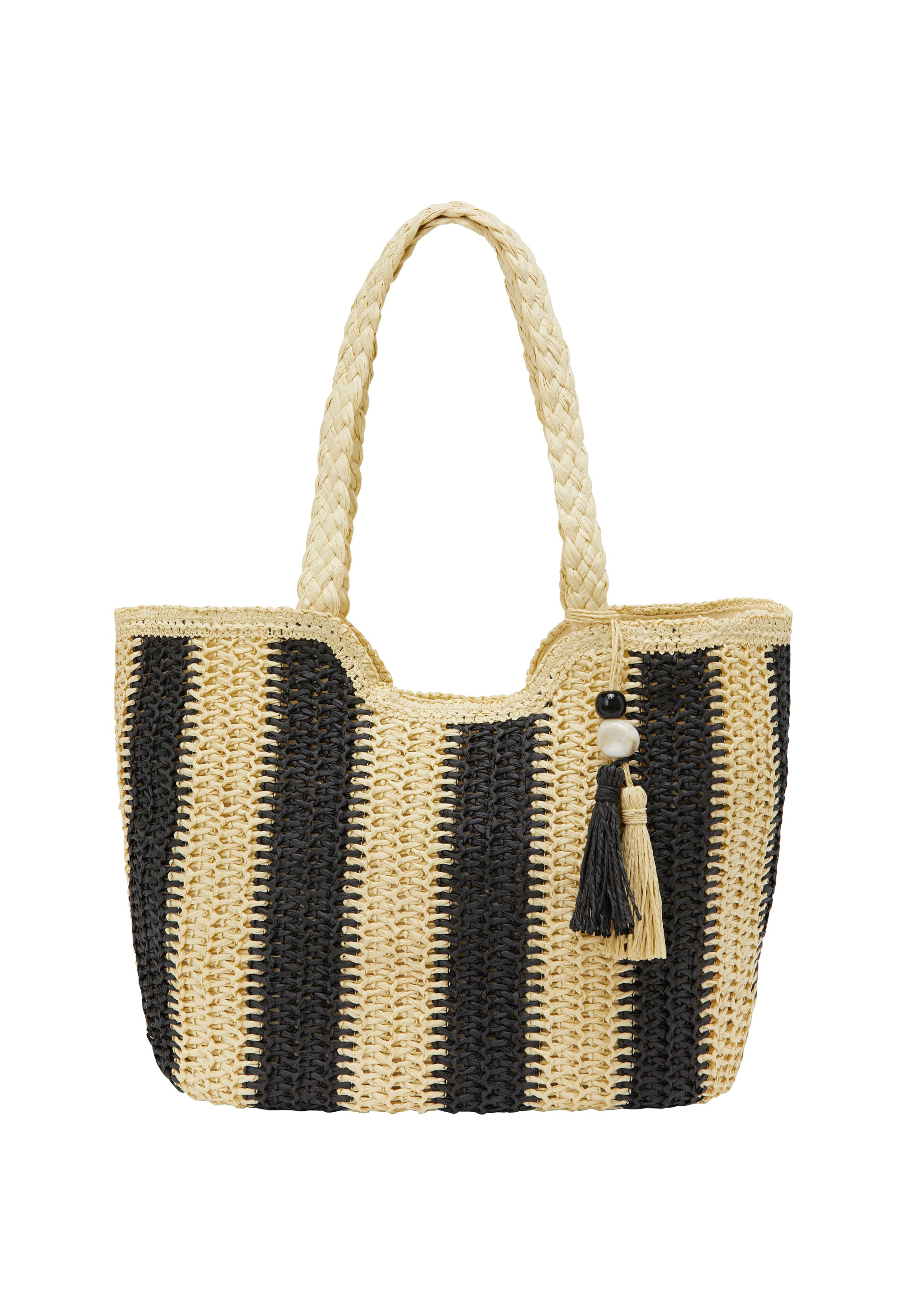 Schwarz Beige