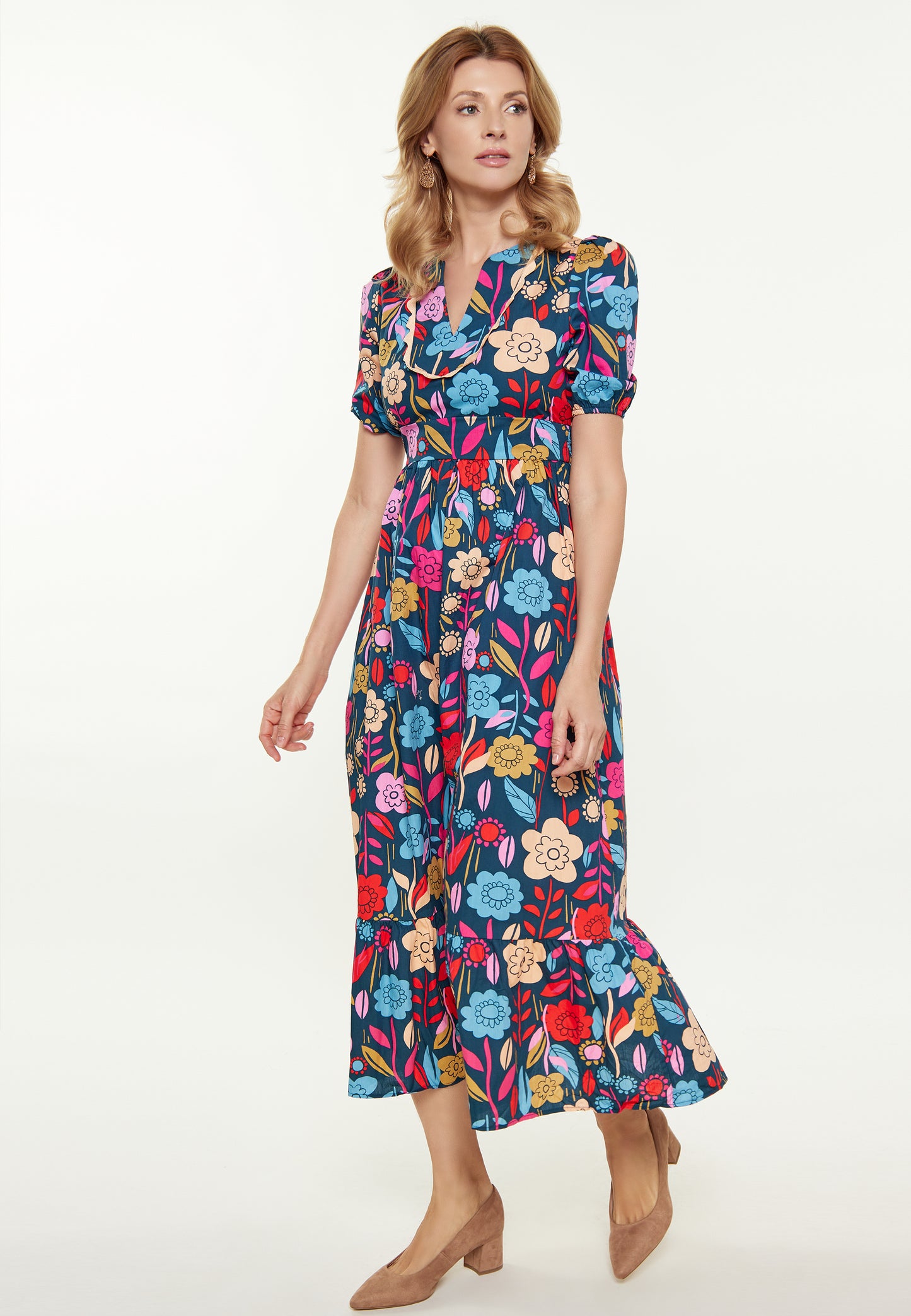 usha Damen-Kleid