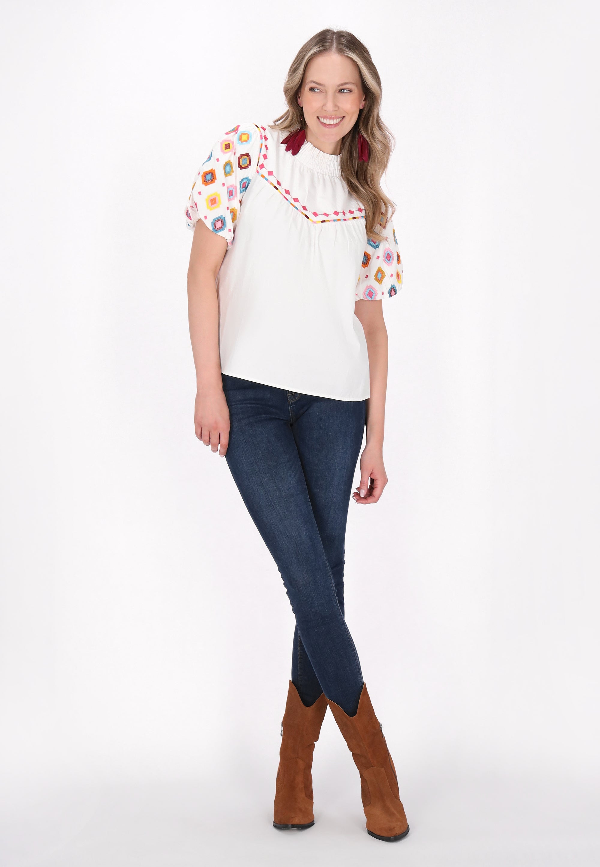 White Multicolor