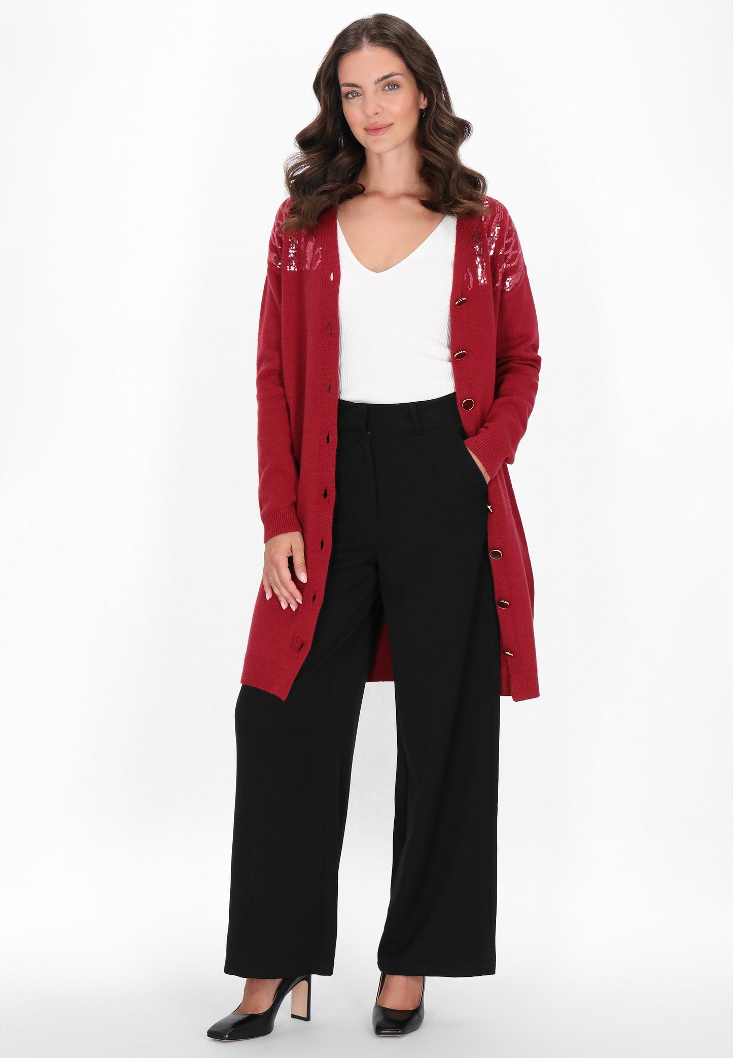 usha BLACK LABEL Women's Cardigan