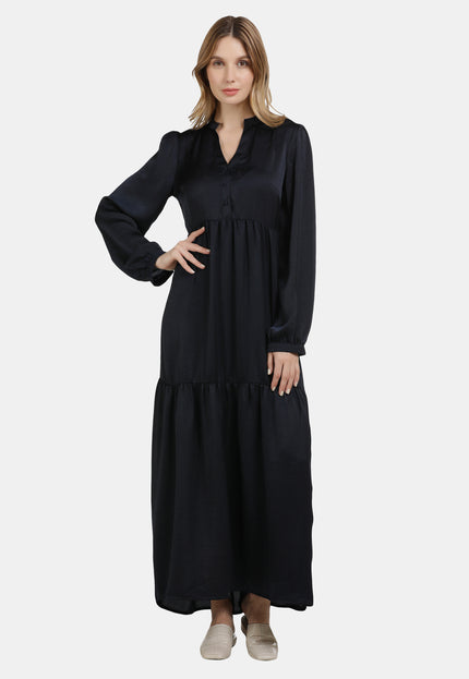 usha Damen Satinkleid