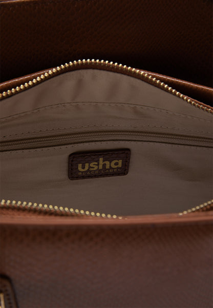 usha BLACK LABEL Women's Leather Handbag