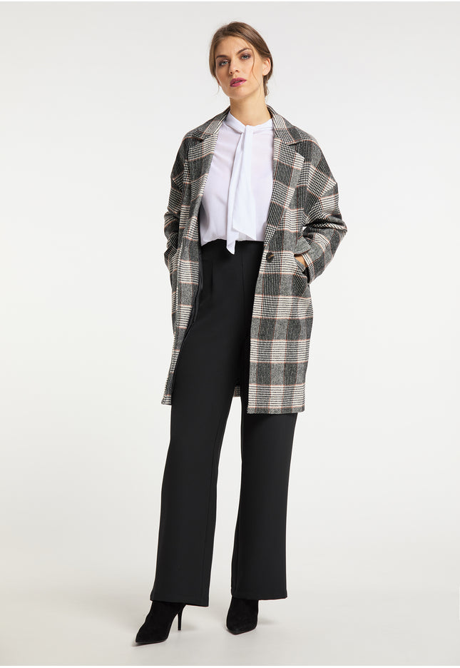 usha BLACK LABEL Women's Encheck Coat