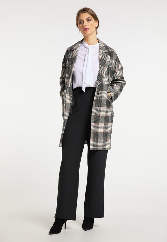 usha BLACK LABEL Women's Encheck Coat
