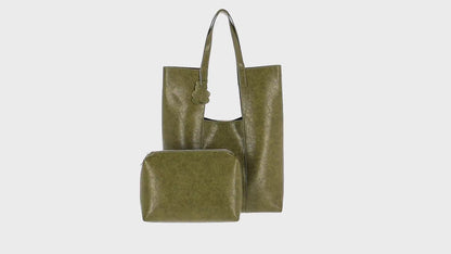 usha WHITE LABEL Women's 2-In-1 Tote Bag Set